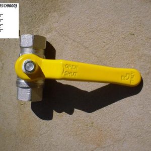 Shut–off (Ball Valves) – Yellow Handle
