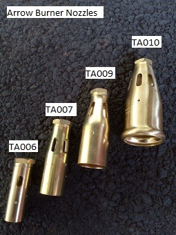 Blowtorch Arrow: Burners (Nozzles)