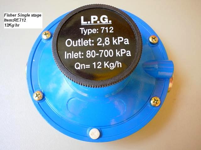 RE712S - Regulator: 12KG Single Stage - MONDIAL