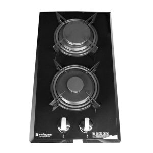 HOB003-Safegas Hob 2 Burner Glass - 555MM X 295 X 75